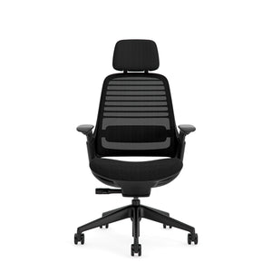 With headrest / 3D Microknit Black 5T21/Fame Black 8004