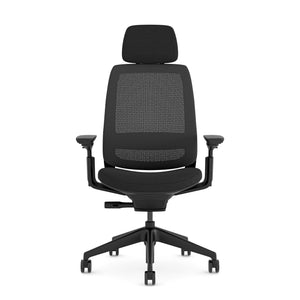 With headrest / 3D Microknit Black 5T21/Fame Black 8004