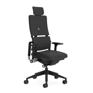 With headrest / Fame Black 8004