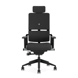 With headrest / Fame Black 8004