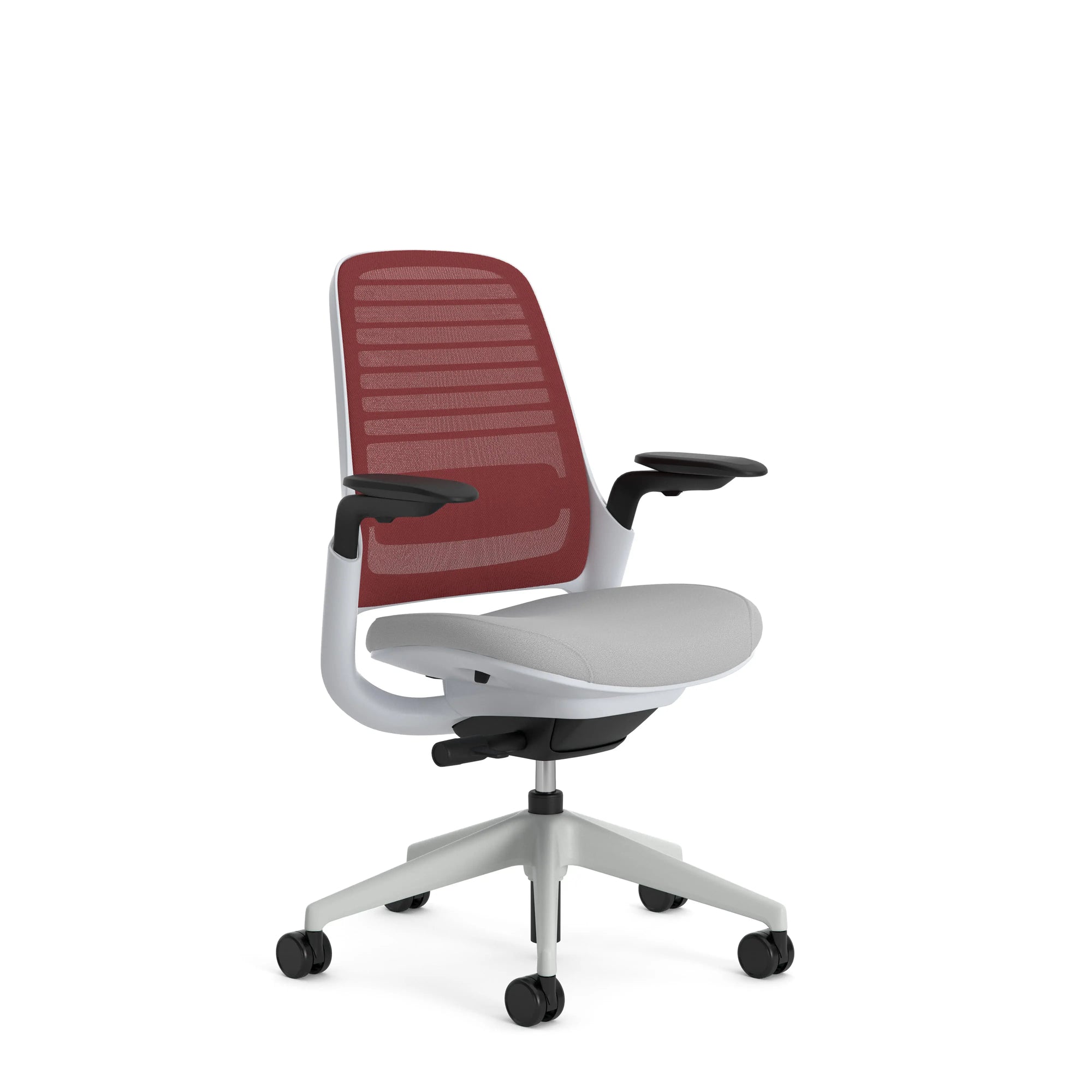 Without headrest / 3D Microknit Scarlet 5T24/Gaja Pearl Grey 2027