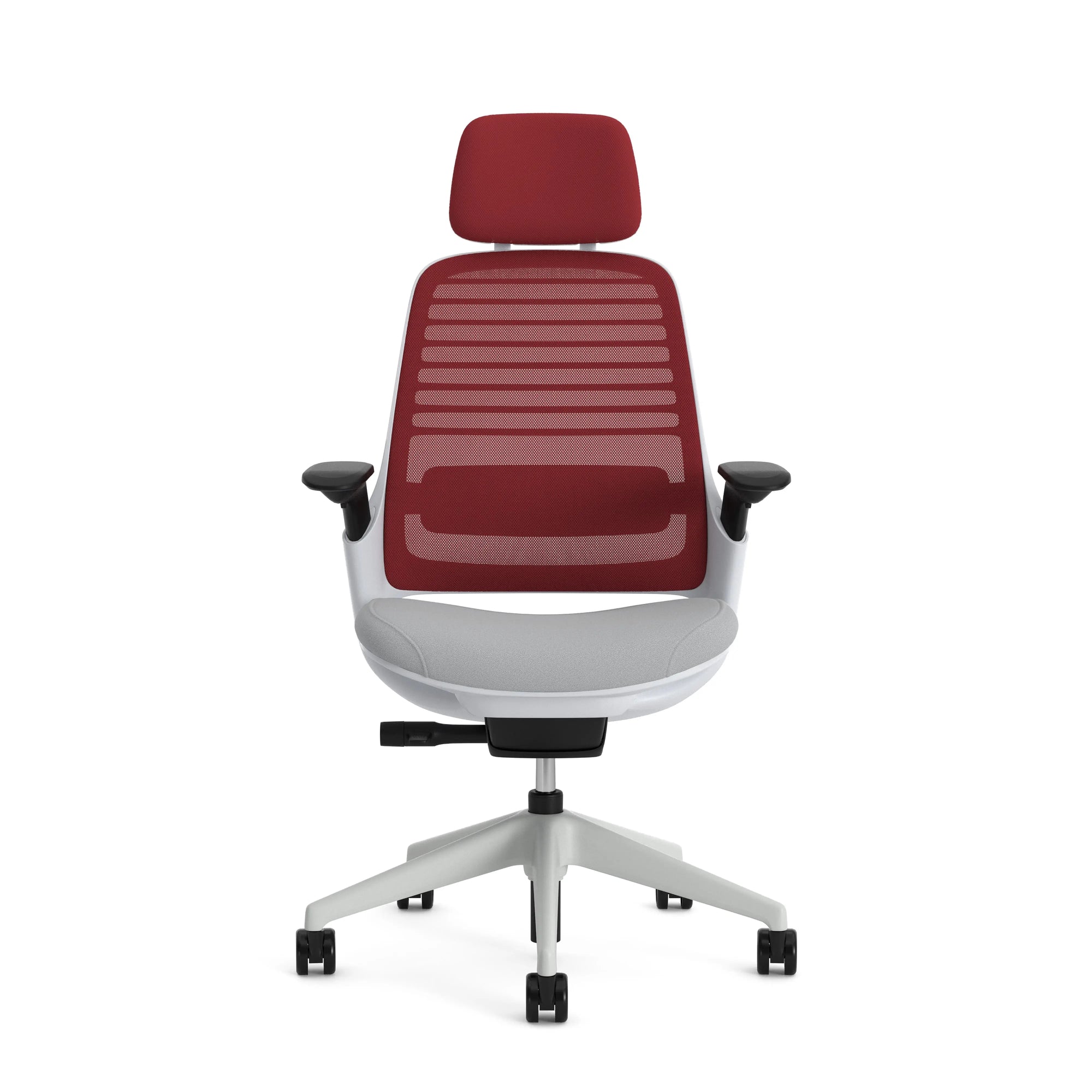 Without headrest / 3D Microknit Scarlet 5T24/Gaja Pearl Grey 2027