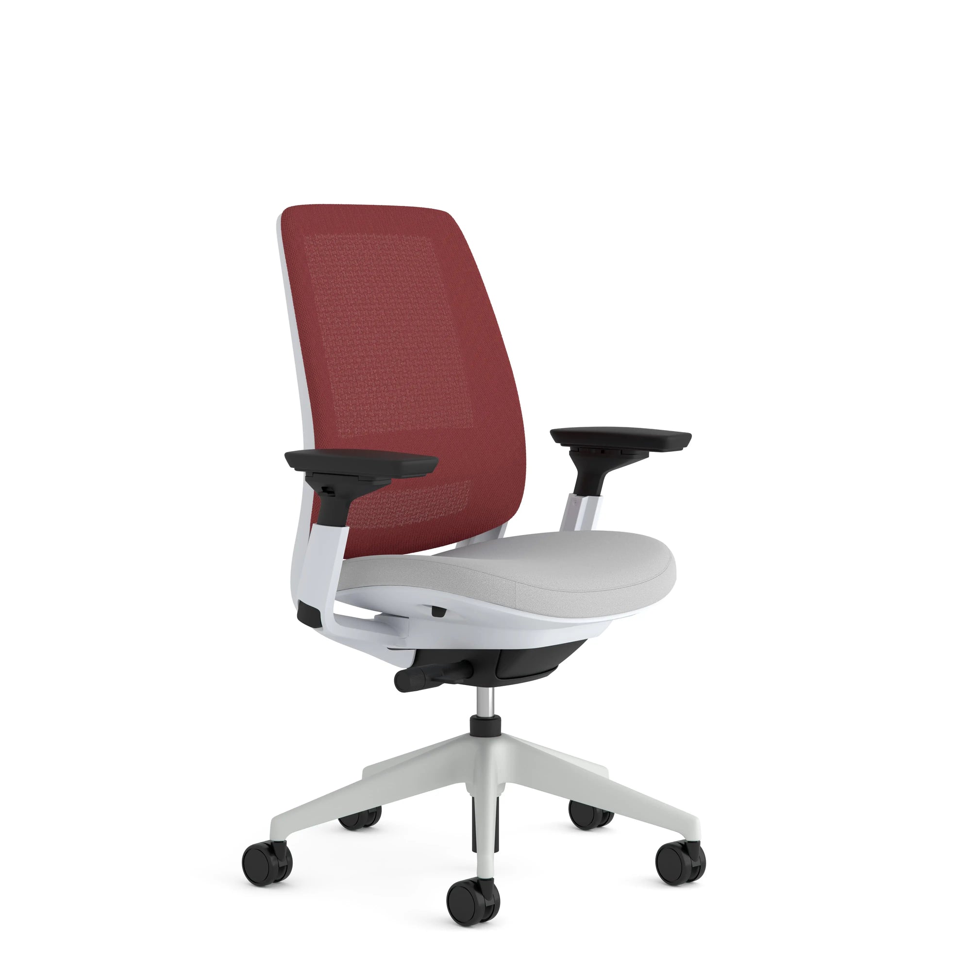 Without headrest / 3D Microknit Scarlet 5T24/Gaja Pearl Grey 2027