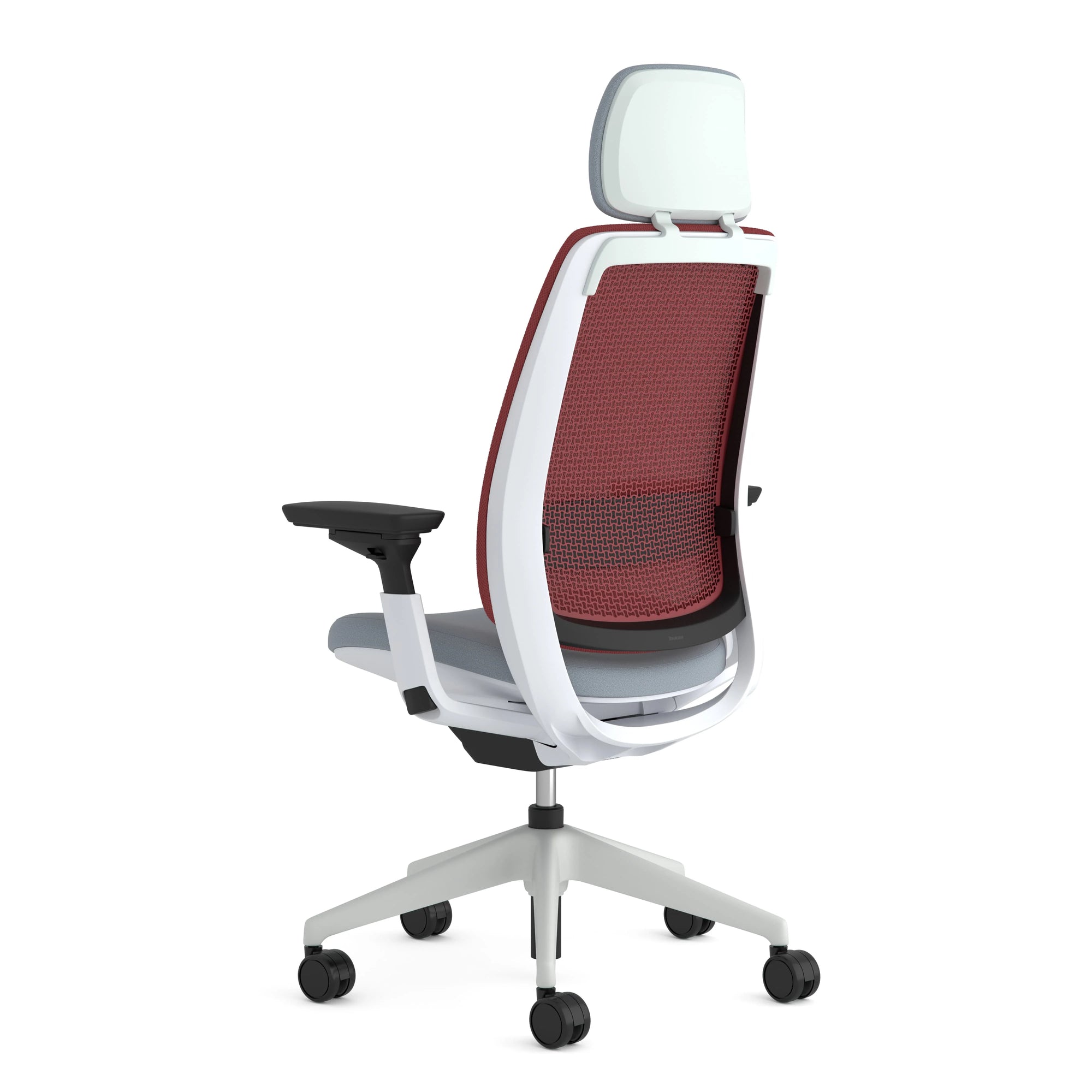 With headrest / 3D Microknit Scarlet 5T24/Gaja Pearl Grey 2027