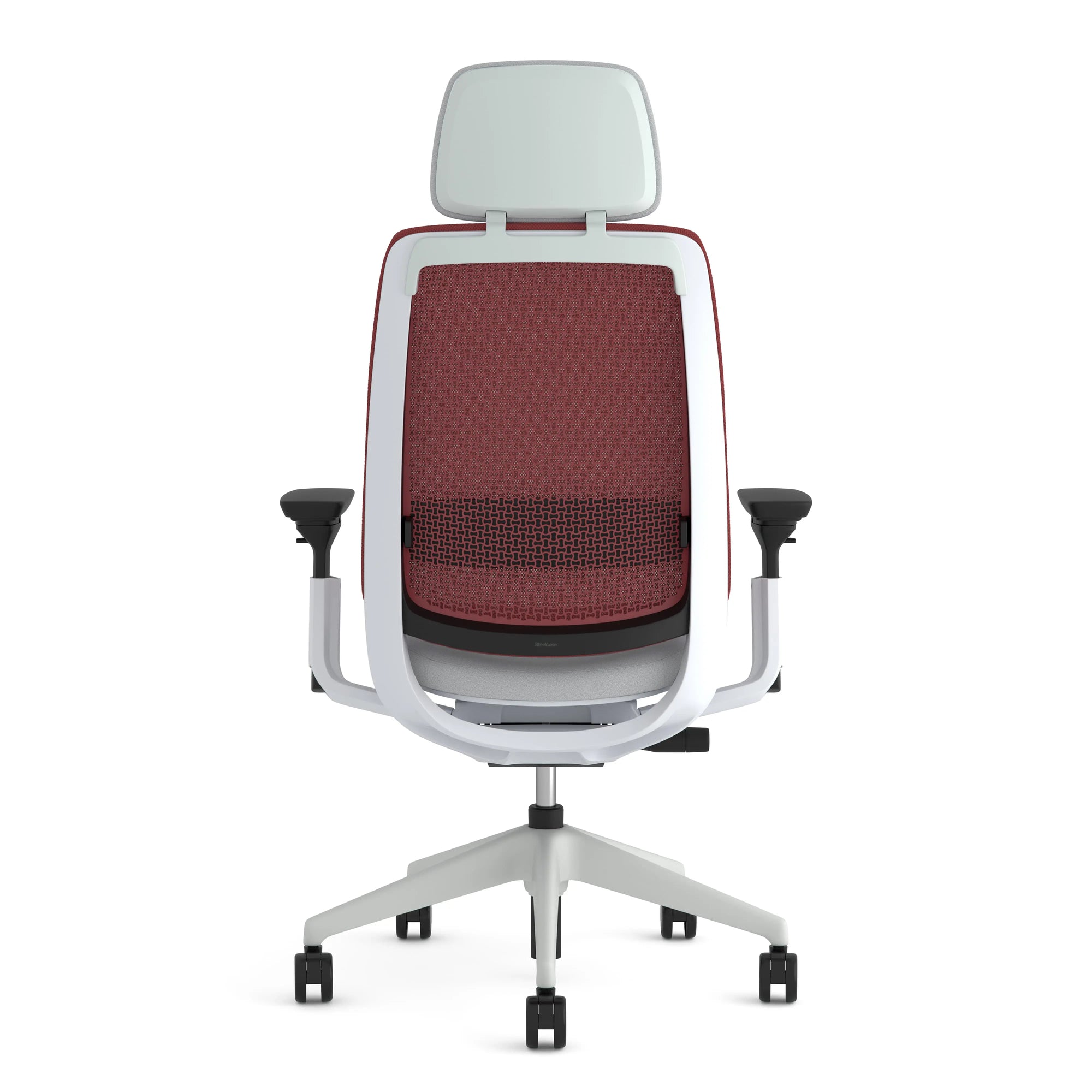 With headrest / 3D Microknit Scarlet 5T24/Gaja Pearl Grey 2027