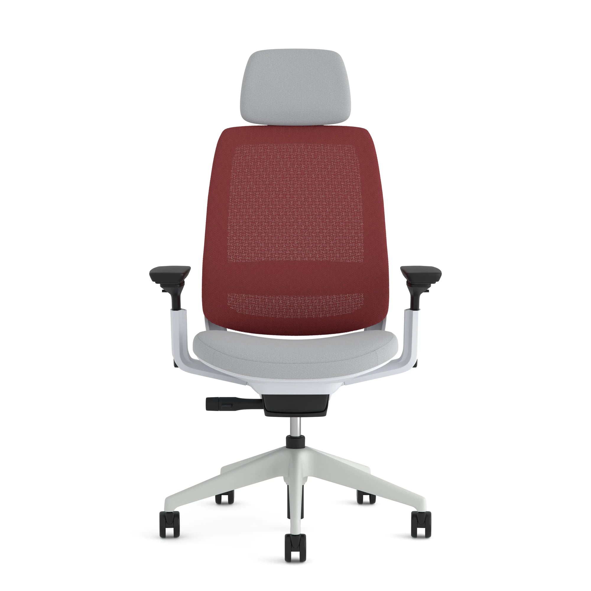 With headrest / 3D Microknit Scarlet 5T24/Gaja Pearl Grey 2027